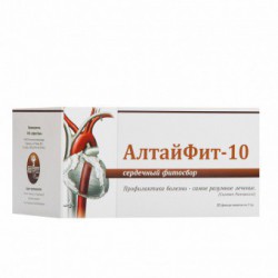Травяной чай Алфит "АлтайФит- 10", сердечный, 20 фильтр-пакетиков (40 гр)