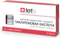 TETE Cosmeceutical Гиалуроновая кислота + улиточный секрет 3*10 мл