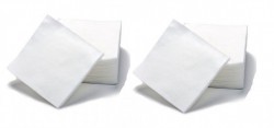 Одноразовая салфетка спанлейс (5х5) пл.40 белая (упаковка 100 шт)