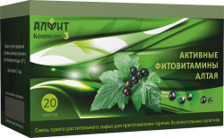 Травяной чай Алфит "Композит 3", активные фитовитамины Алтая, 20 пакетиков (40 гр)