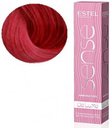 De Luxe Sense Extra Red Крем-краска для волос, 66/46 Темно-русый медно-фиолетовый, 60 мл, SER66/46