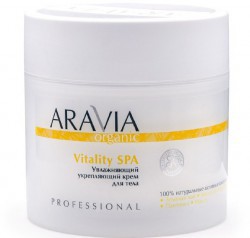 7030 Aravia Organic Крем для тела увлажняющий укрепляющий Vitality SPA, 300 мл