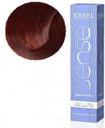 Sense De Luxe Крем-краска для волос, 6/44 Темно-русый медный интенсивный, 60 мл, SE6/44